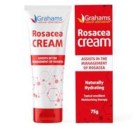 Grahams Natural Rosacea Treatment for Face Redness Moisturizer - Clinically Proven Anti Redness Face Cream to Soothe & Reduce Flare Ups - Natural, Hypoallergenic, Steroid-Free, 2.64 fl oz
