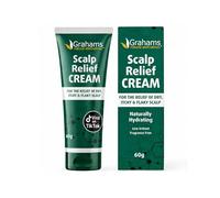 Grahams Natural Scalp Relief Cream - Relief for Dry, Itchy, Flaky Scalps & Dandruff - Scalp Moisturizer with Manuka Honey, Calendula, Jojoba Seed Oil, 60g