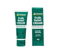Grahams Natural Scalp Relief Cream - Seborrheic Dermatitis, Dandruff & Psoriasis Scalp Treatment - Moisturises Dry, Itchy & Flaky Scalps - Manuka Honey, Calendula, Jojoba Seed Oil (1 x 60g)