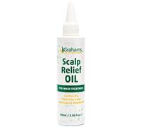 Grahams Natural Scalp Relief Oil - For Dry, Itchy & Flaky Scalp Psoriasis, Seborrheic Dermatitis & Dandruff Treatment - Hydrating, Moisturising, Exfol