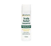 Grahams Natural Scalp Relief Shampoo - for Dry, Flaky & Itchy Scalps, Dandruff Relief Shampoo with Colloidal Oatmeal & Green Tea - Coal Tar & Steroid-Free,1 x 8.45 fl oz