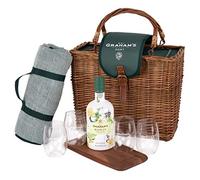 Graham's W. & J. Blend No 5 White Port Picnic Experience - Complete with Rug, Glasses & Chopping Board