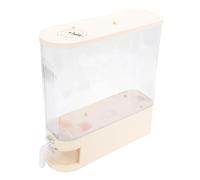 Grain Container Bin Rice Dispenser with Cup for Kitchen Organization, Food Grade PP Material for Freshness