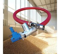 Grain Conveyor Auger, Portable Screw Feeder for Agriculture & Construction, Small Household Grain Extractor, 3.0m Length for High Suction Efficiency