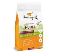 Grain Free Dry Cat Food with Chicken by I love my cat - 1,2 kg. Good Cat Food for Sensitive Stomach. Hypoallergenic Cat Food that Supports Digestive Health. 71% Meat