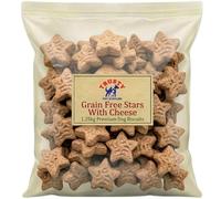 Grain Free Stars Dog Treats with Cheese 1.25kg | Crunchy Dog Biscuits | Training Treats for Dogs | Cheese Dog Treats | Trusty Pet Supplies