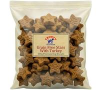Grain Free Stars Dog Treats with Turkey 500g | Crunchy Dog Biscuits | Training Treats for Dogs | Grain Free Dog Treats | Trusty Pet Supplies