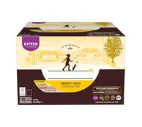 Grain Free Wet Kitten Food Variety Pack Chicken & Fish 32x85g - Suitable for Kittens - Trusted Source Ingredients - Cranberry Extract - Rich in Vitamin C - Yucca Extract