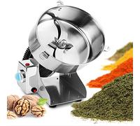 Grain Grinder Mill Electric, Stainless Steel Grinder Machine for Herb Spice Coffee, Fast Crushing in 30s, Commercial Large Capacity Grinders Mill
