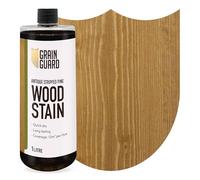 GRAIN GUARD Antique Stripped Pine Wood Stain 1L - Water Based Wood Stain for Furniture, Doors & Cabinets - Interior Wood Dye, Low Odour, Eco Friendly, Non Toxic, Quick Dry, Easy Application