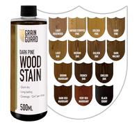GRAIN GUARD Dark Pine Wood Stain 500ml - Water Based Wood Stain for Furniture, Doors & Cabinets - Interior Wood Dye, Low Odour, Eco Friendly, Non Toxic, Quick Dry, Easy Application