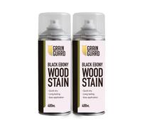 Grain Guard LTD Grain Guard Water Based Wood Stain Spray - Black Ebony - 400Ml - 2-Pack
