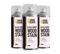 Grain Guard LTD Grain Guard Water Based Wood Stain Spray - Black Ebony - 400Ml - 3-Pack