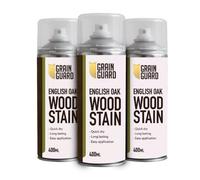 Grain Guard LTD Grain Guard Water Based Wood Stain Spray - English Oak - 400Ml - 3-Pack