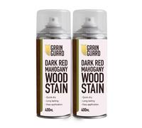 Grain Guard LTD Grain Guard Water Based Wood Stain Spray - Red Mahogany - 400Ml - 2-Pack