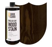 GRAIN GUARD Wood Stain Water Based | English Oak | 1L | Interior Furniture Stain | Light & Dark Stains | Eco-Friendly & Non-Toxic Wood Dye | Easy Application | Quick Dry & Low Odour