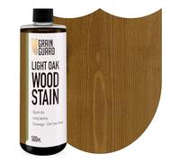 GRAIN GUARD Wood Stain Water Based | Light Oak | 500ml | Interior Furniture Stain | Light & Dark Stains | Eco-Friendly & Non-Toxic Wood Dye | Easy Application | Quick Dry & Low Odour