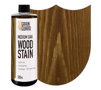 GRAIN GUARD Wood Stain Water Based | Medium Oak | 500ml | Interior Furniture Stain | Light & Dark Stains | Eco-Friendly & Non-Toxic Wood Dye | Easy Application | Quick Dry & Low Odour