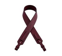 Grain Leather Purse Strap Adjustable Crossbody Replacement Straps for Handbags Monk Head Screws Detachable, Burgundy Red-short Type, Gunblack Clasps