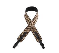 Grain Leather Purse Strap Adjustable Crossbody Replacement Straps for Handbags Monk Head Screws Detachable Silver Clasps Short Leopard