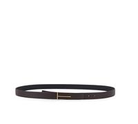Grain Leather Slim T Reversible Belt - male - Tom Ford - Belts - Brown - 110 CM - Accessories 110 CM