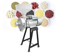 Grain Mill Grinder Corn Grinder Electric 3000W Duty Commercial Grain Grinder Machine Dry Feed Flour Mills for Cereals Rice Corn Wheat Grain Wheat with Funnel,1500W