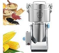 Grain Mill Grinder Electric Commercial Spice Grinder Stainless Steel Pulverizer Dry Grinder Grinding Machine can Quickly Smash All Kinds of dehydrated Food, Rice, Corn,4500g（430）