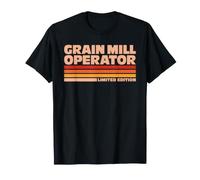 Grain Mill Operator Retro Sunrise T-Shirt