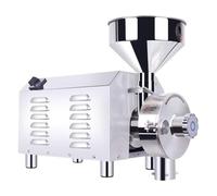 Grain Mill, Superfine Herb Dry Grinder, Heavy Duty 3000W Stainless Steel Grinding Machine, Automatic Professional Wheat Cereal Powder Maker