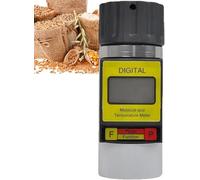 Grain Moisture Meter, Digital Humidity Tester with Backlight Display, Automatic Average Calculation for Accurate Grain Assessment