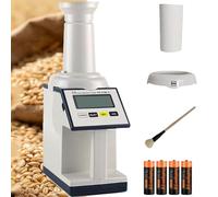 Grain Moisture Meter, Digital Tester for Accurate Crop Moisture Measurement, Easy to Use Moisture Detector for Farming and Agriculture, 1-Second Readout