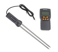 Grain Moisture Meter, Handheld Digital Hygrometer with LCD Display, Portable Moisture Detector for Grain Testing
