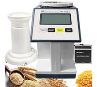 Grain Moisture Meter，Portable Grain Moisture Tester - 14 Grains，1-40% Range，±0.5% Error，LCD Display，240ml Capacity，3min Auto-Off，for Wheat Corn Soybean(Aluminum Packaging)