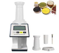 Grain Moisture Tester, 240ml Capacity, Measures 1-40% Water Content for Rice, Wheat, Corn, Soybeans, 14 Grain Types, Accurate Grain Meter for Farmers & Enthusiasts