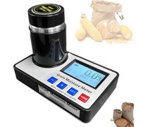 Grain Moisture Testing Machine, High Precision Grain Moisture Tester With Digital Meter Readout, Automatic Temperature Compensation, 0.5% Accuracy, For 19 Grains Including Coffee, Wheat, Corn,