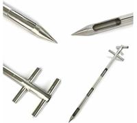 Grain Sampler for Silos & Bins, Long Probe for Deep Storage, Smooth-Operating Rotating Handle