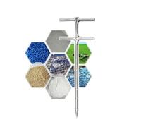 Grain Sampler Powder Sampler/Grain Probe Sampler Stainless Steel Three Zone Grain Probe Sampler For Sampling And Collecting Powders, Grains, And Granules(2mx32mm/78.7x1.25in)