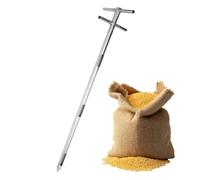 Grain Sampler Probe,Heavy Duty Grain Probe Sampler for Corn, Peanuts, Wheat, Soybeans, Rice & Fertilizer - Durable 32mm x 1M Solid Sampling Tool (59x1.25in) for Accurate Harvest Testing