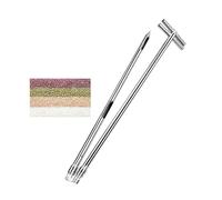 Grain Sampler Probe,Stainless Steel Grain Probe Sampler - 3m Foldable Powder & Solid Sampling Tool for Cement, Fertilizer, & Grains - Durable, Portable, Accurate Measurement