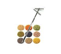 Grain Sampler Probe,Stainless Steel Grain Probe Sampler - Accurate Three Zone Sampling Tool for Research & Industry, Durable & Reliable Grain Testing Equipment