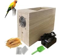 Grain Separator for Rice and Grains Processing - Adjustable Speed Blowing Mechanism for Efficient Operation