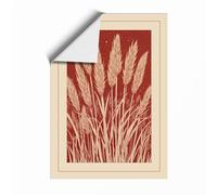 Grain Sheaf Botanical Unframed Wall Art Print A2 (59.4×42cm), Wall Decor for Living Room, Bedroom, Office & Home, Art Gift