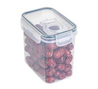Grain Storage Container, Transparent Food Canister with Lid - Transparent Storage Container for Organising the Pantry for Flour, Rice, Beans, Grains, Sugar