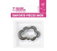 Graine Créative - 3 cloud shape cookie cutters - stainless steel