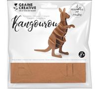 Graine Créative 3D Cardboard Model to Assemble - Kangaroo