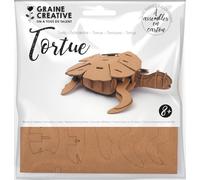 Graine Créative 3D Cardboard Model to Assemble - Turtle