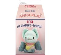 Graine Creative Bat Crochet Kit - Tori the Bat - 13cm - Multicoloured - Adults - Unisex - All Seasons - Whimsical - Non-Foldable
