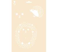 Graine Créative Hedgehog pattern stencil - A4