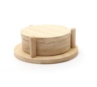 Graine Créative Set of 4 Wooden Coasters, 12.5 cm