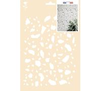 Graine Créative Terrazzo pattern stencil - A4